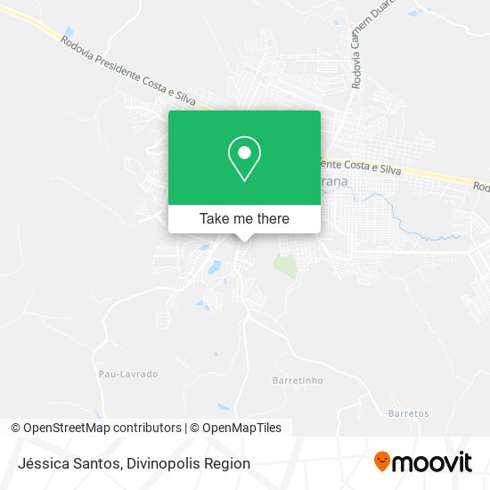 Jéssica Santos map