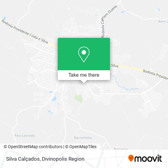 Silva Calçados map