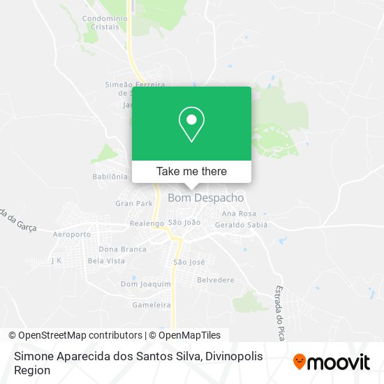 Simone Aparecida dos Santos Silva map