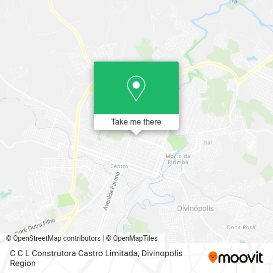 C C L Construtora Castro Limitada map