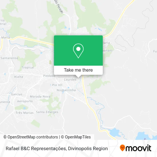 Rafael B&C Representações map