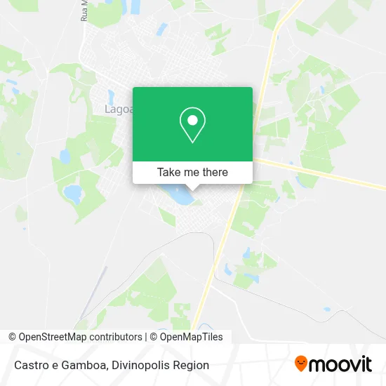 Castro e Gamboa map