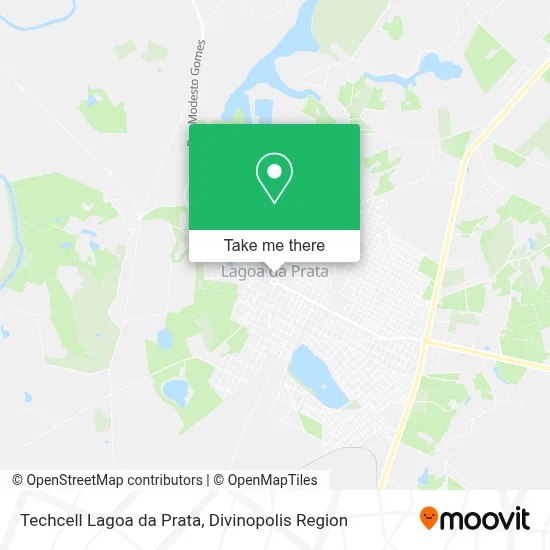Techcell Lagoa da Prata map
