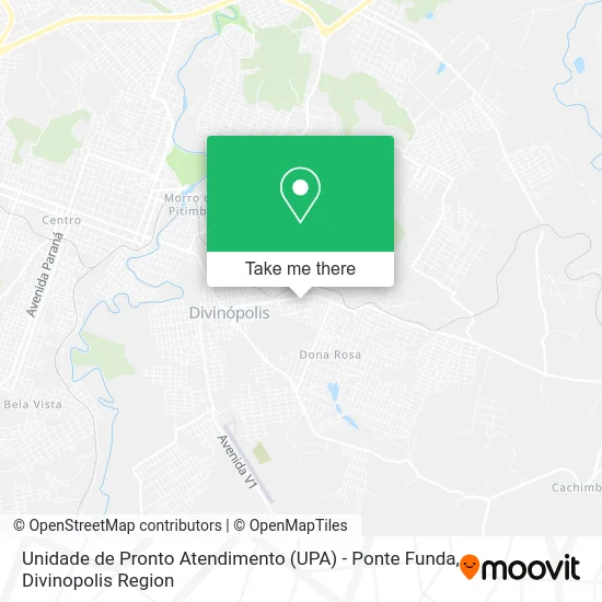 Unidade de Pronto Atendimento (UPA) - Ponte Funda map