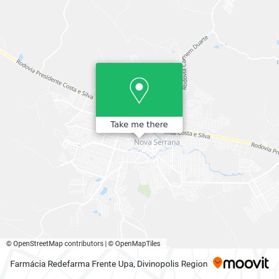 Farmácia Redefarma Frente Upa map