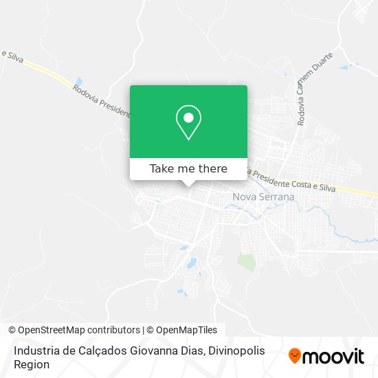 Industria de Calçados Giovanna Dias map