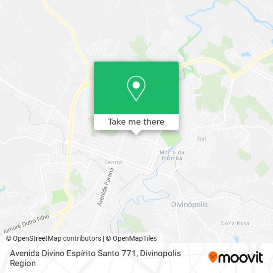 Avenida Divino Espírito Santo 771 map