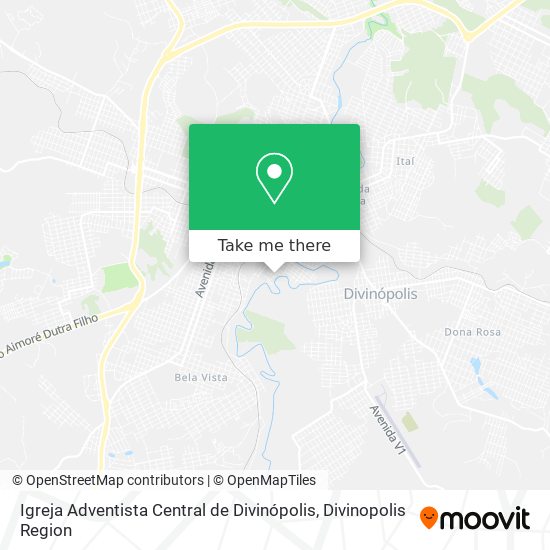 Igreja Adventista Central de Divinópolis map