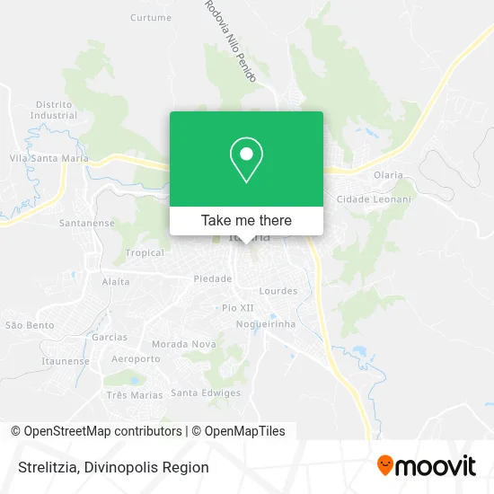 Strelitzia map