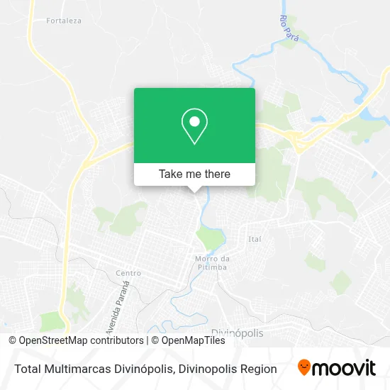 Total Multimarcas Divinópolis map