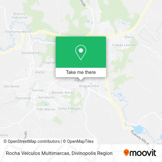 Rocha Veículos Multimarcas map