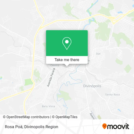 Rosa Poá map