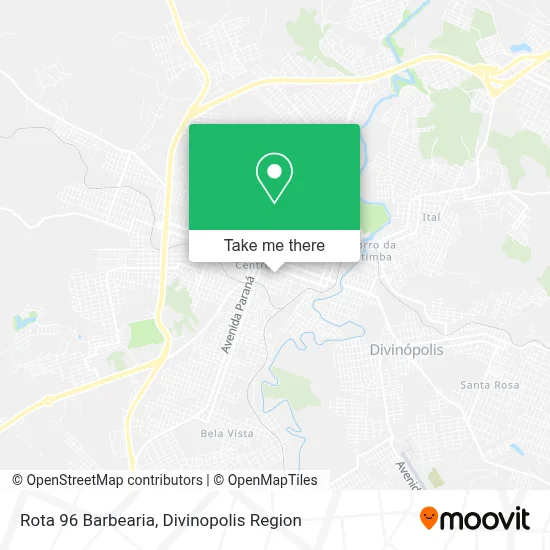 Rota 96 Barbearia map