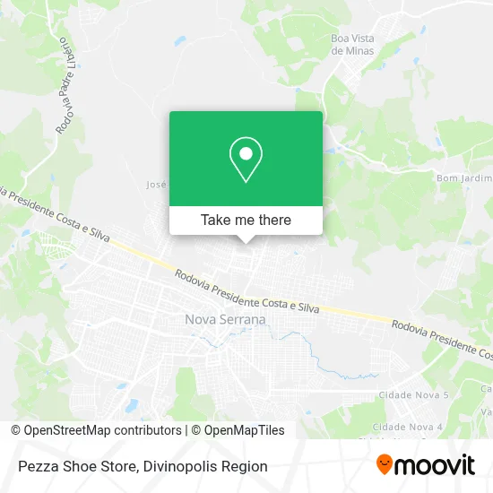 Pezza Shoe Store map