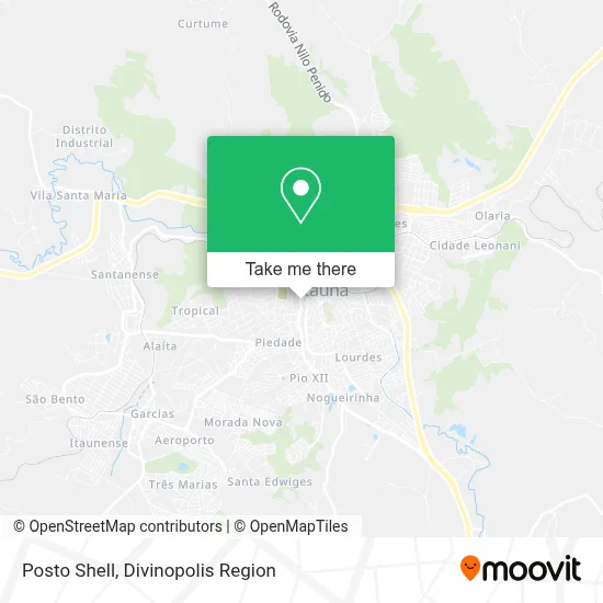 Posto Shell map