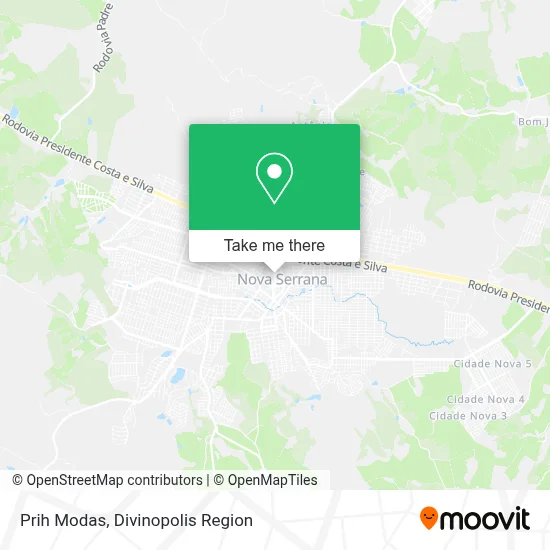 Prih Modas map