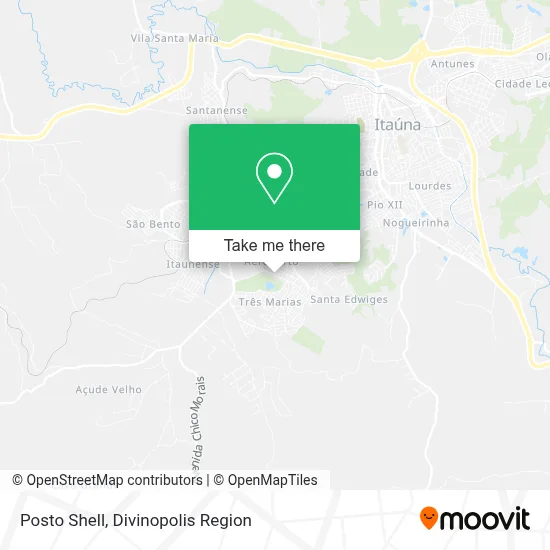 Posto Shell map