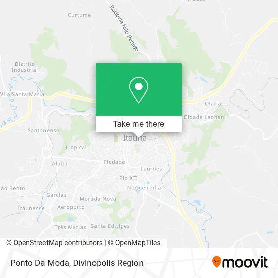 Ponto Da Moda map