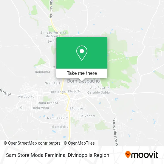 Sam Store Moda Feminina map