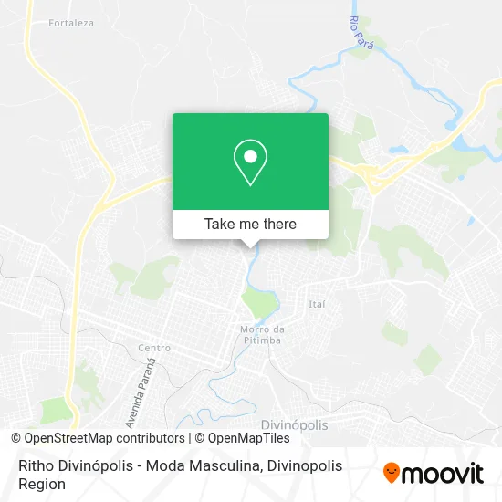 Ritho Divinópolis - Moda Masculina map