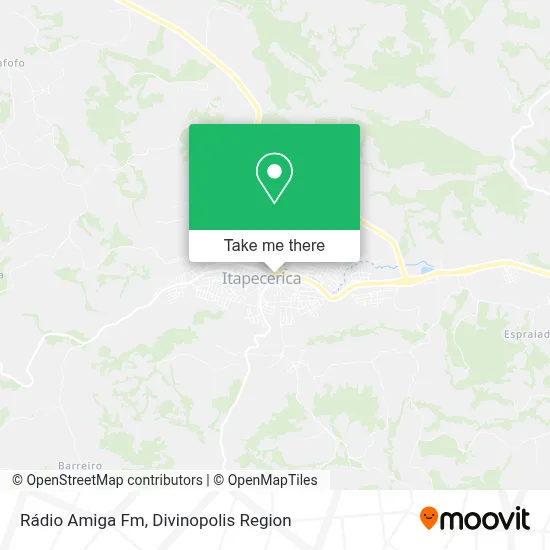 Rádio Amiga Fm map