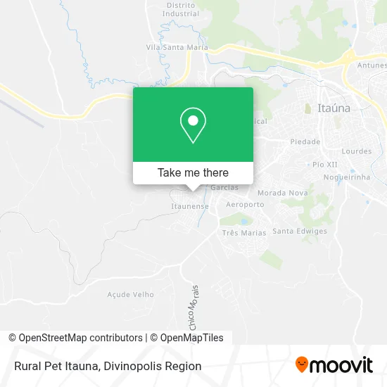 Rural Pet Itauna map