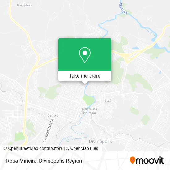Rosa Mineira map