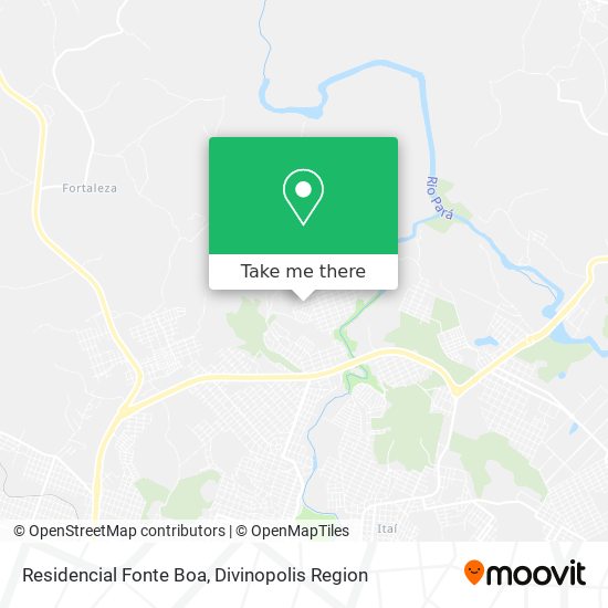 Residencial Fonte Boa map