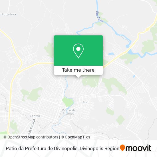 Pátio da Prefeitura de Divinópolis map