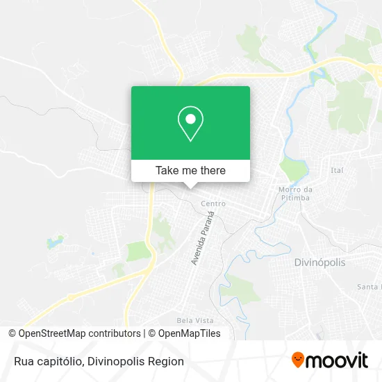Rua capitólio map