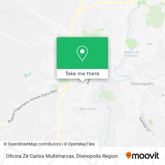 Oficina Zé Carlos Multimarcas map