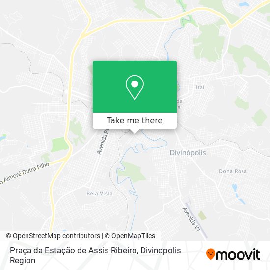 Praça da Estação de Assis Ribeiro map