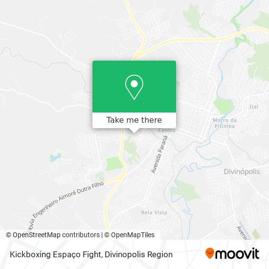 Kickboxing Espaço Fight map