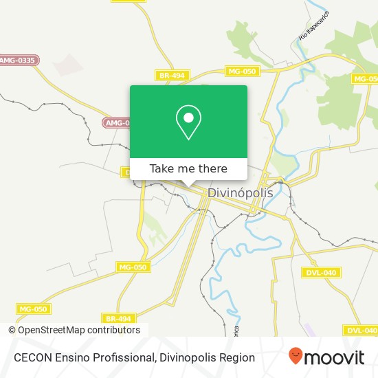 CECON Ensino Profissional map