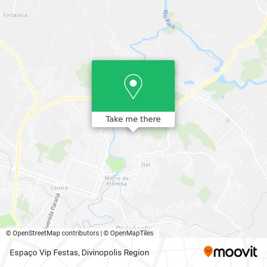 Espaço Vip Festas map