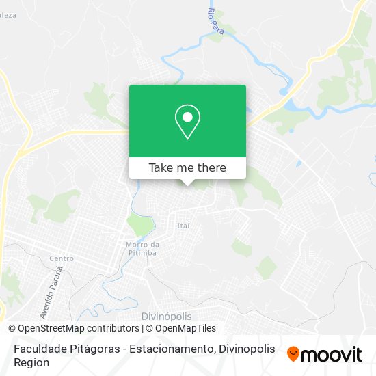 Faculdade Pitágoras - Estacionamento map