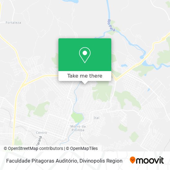 Faculdade Pitagoras Auditório map