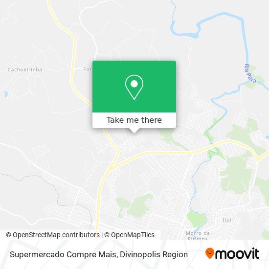 Mapa Supermercado Compre Mais