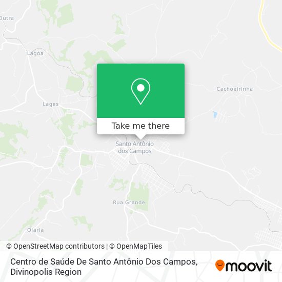 Centro de Saúde De Santo Antônio Dos Campos map