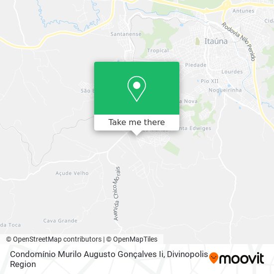 Mapa Condomínio Murilo Augusto Gonçalves Ii