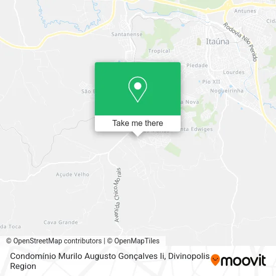 Condomínio Murilo Augusto Gonçalves Ii map