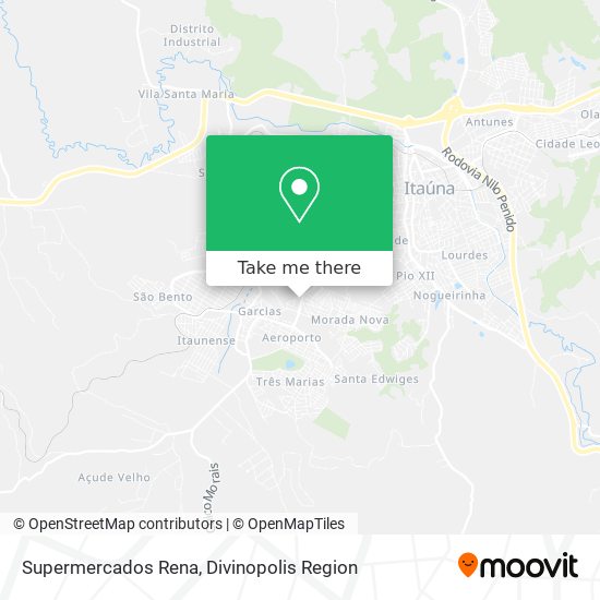 Supermercados Rena map