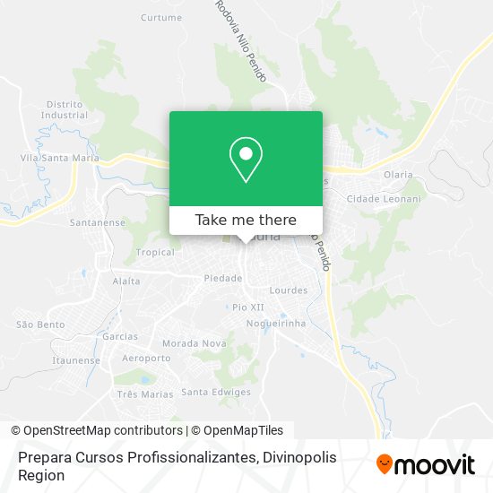 Prepara Cursos Profissionalizantes map