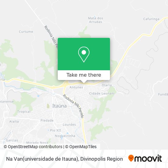 Na Van(universidade de Itauna) map