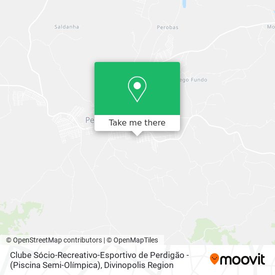 Clube Sócio-Recreativo-Esportivo de Perdigão - (Piscina Semi-Olímpica) map