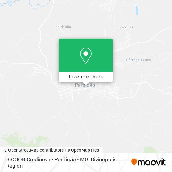 SICOOB Credinova - Perdigão - MG map