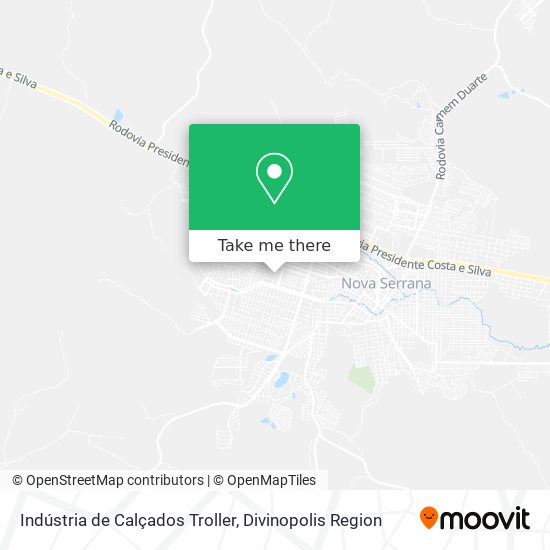 Indústria de Calçados Troller map