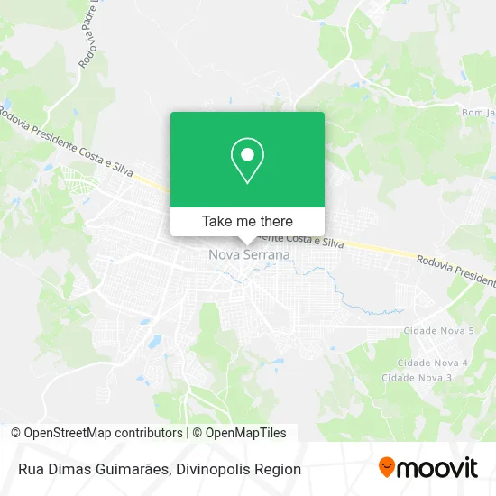 Rua Dimas Guimarães map