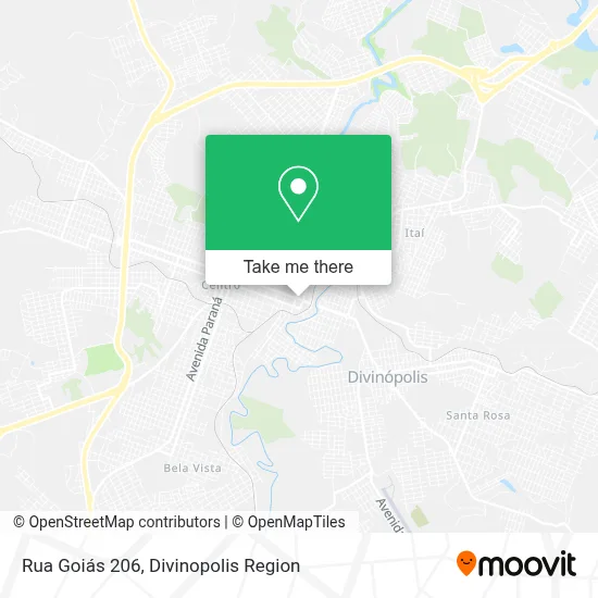 Rua Goiás 206 map