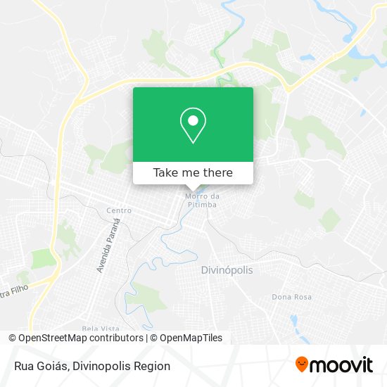 Rua Goiás map
